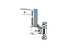 B&W Trailer Hitches TS20040C 2.5" Model10 Chrom T&S Dual Ball 2-5/16 X 2 - primary image