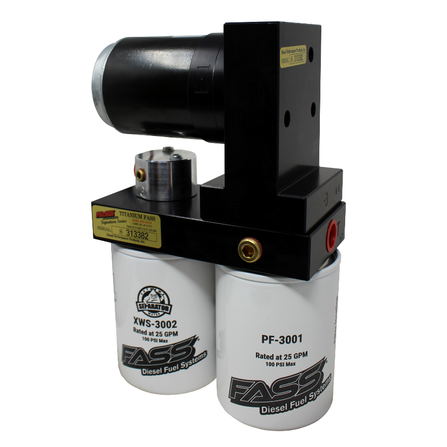 FASS Titanium Signature Series Diesel Fuel System 165GPH Dodge Cummins 5.9L and 6.7L 2005-2018 and 2021 Fass