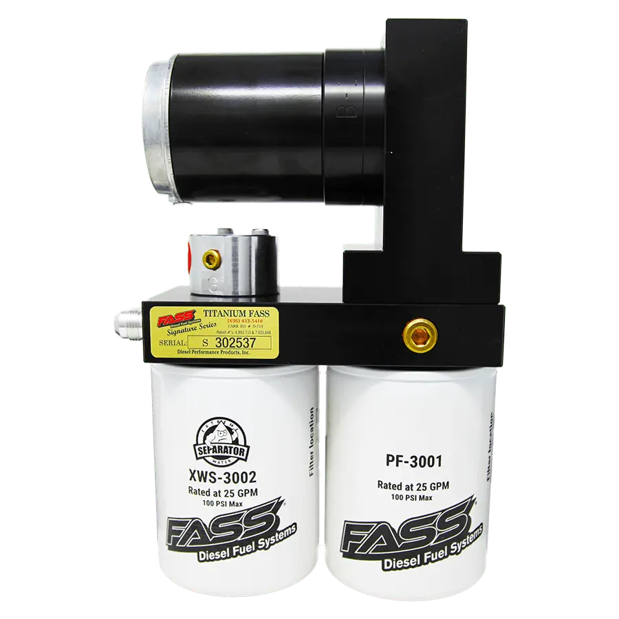Titanium Signature Series Diesel Fuel System 240GPH (70-75 PSI) GM Duramax 6.6L 2020-2022 900-1200hp FASS Fass