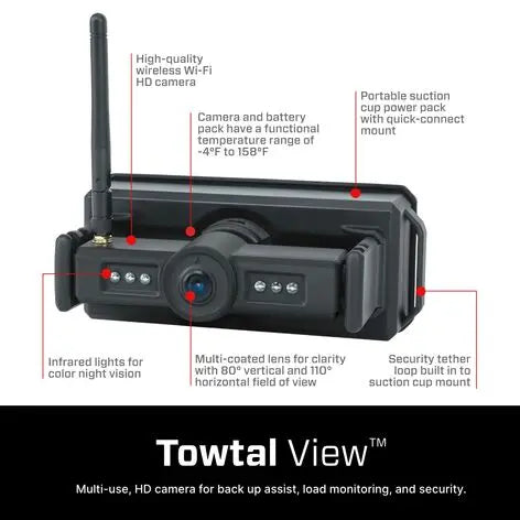 Towtal View HD Camera with Versatile Mounts - 25300 - image 11