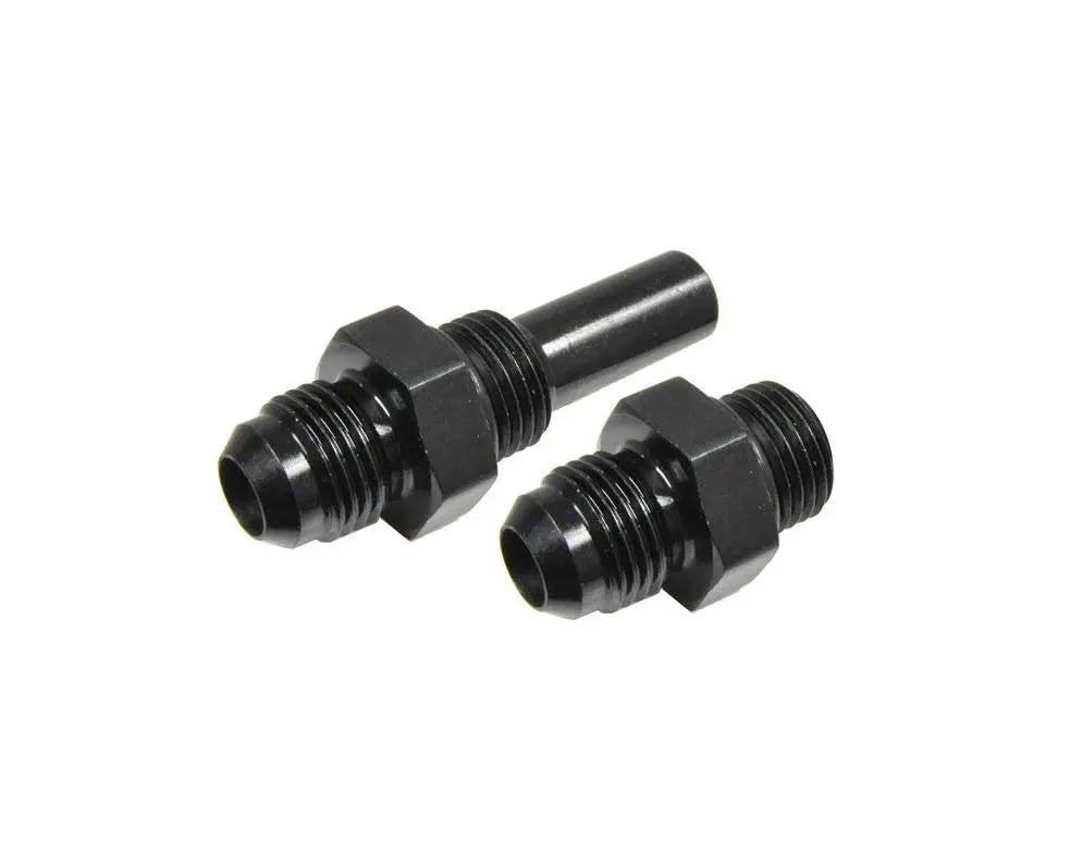 Transmission Cooler Line Fitting - -6 AN To 9/16-18, Side And Cooler, Set Of 2