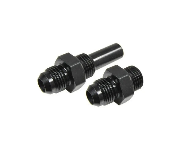Transmission Cooler Line Fitting - -6 AN To 9/16-18, Side And Cooler ...