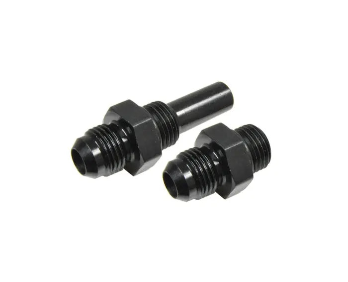 Transmission Cooler Line Fitting - -6 AN To 9/16-18, Side And Cooler, Set Of 2