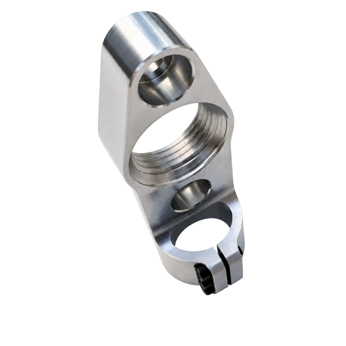 Ultra-Light Clamp-On Large Frame Turbo Oil Drain Mount Parker Speed