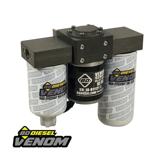 VENOM FUEL LIFT PUMP C/W FILTER & SEPARATOR CHEVY 6.6L DURAMAX 2001-2010 BD Diesel