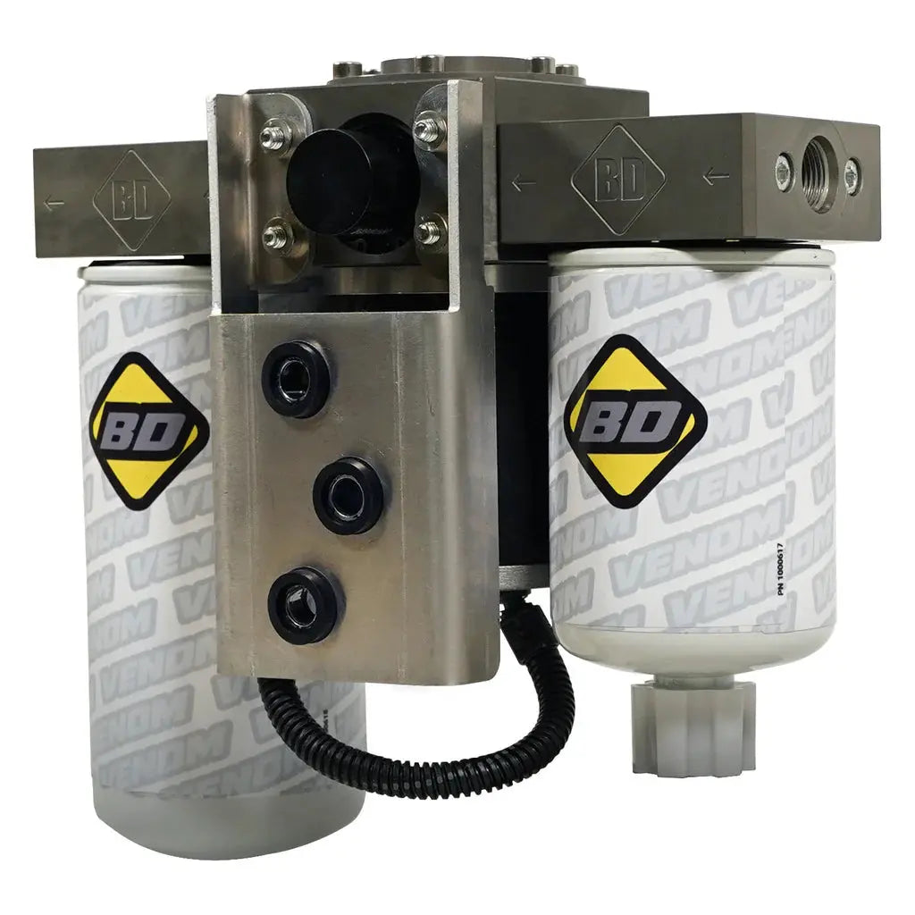 VENOM FUEL LIFT PUMP C/W FILTER & SEPARATOR CHEVY 6.6L DURAMAX 2001-2010 BD Diesel
