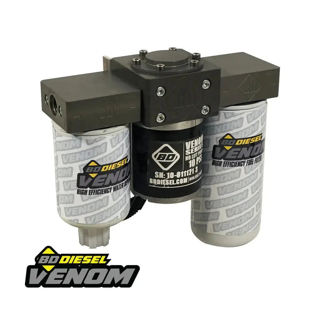 VENOM DURAMAX FUEL LIFT PUMP c/w FILTER & SEPARATOR CHEVY 6.6L DURAMAX 2011-2016 BD Diesel