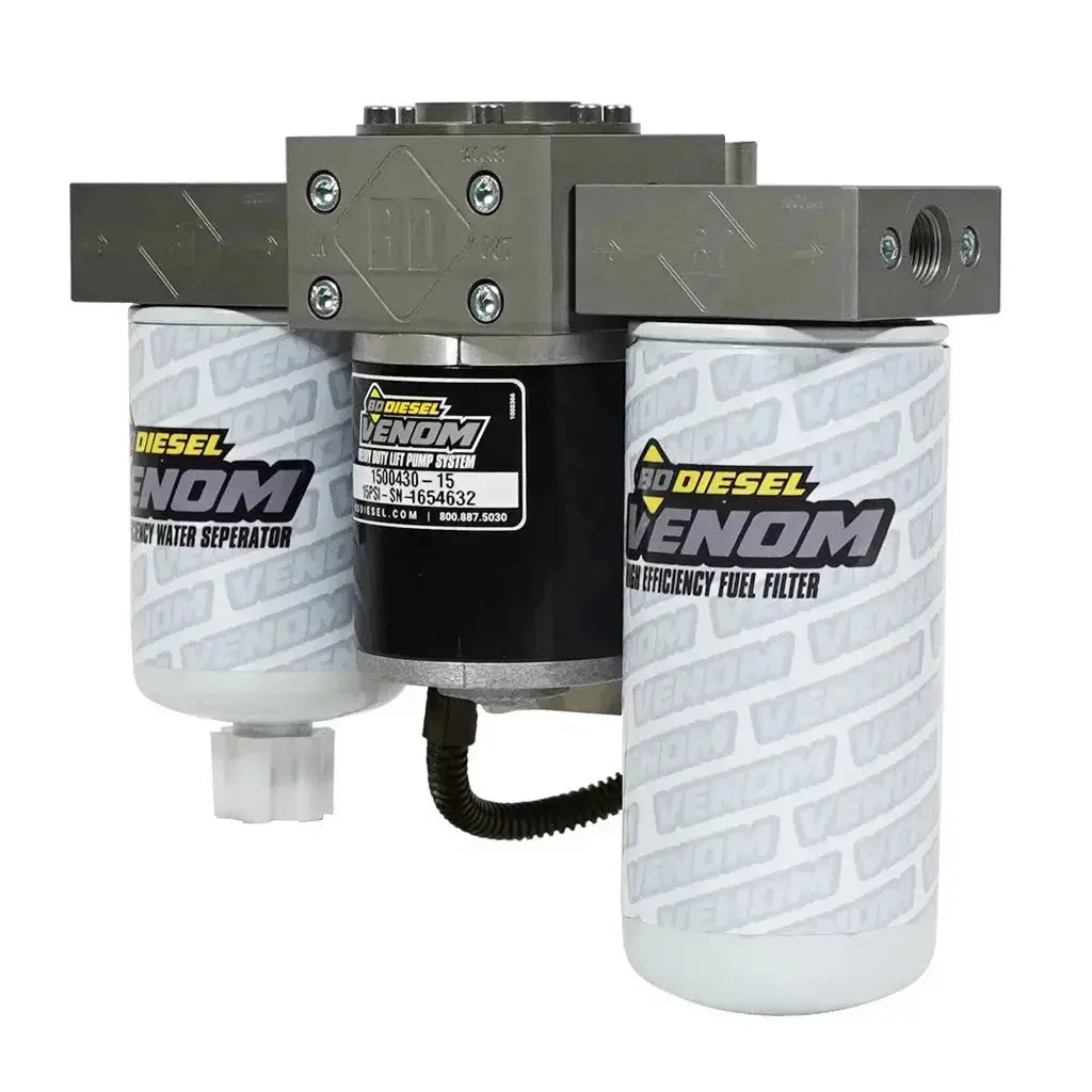 VENOM FUEL LIFT PUMP C/W FILTER & SEPARATOR DODGE 5.9L/6.7L CUMMINS 2005-2012 BD Diesel