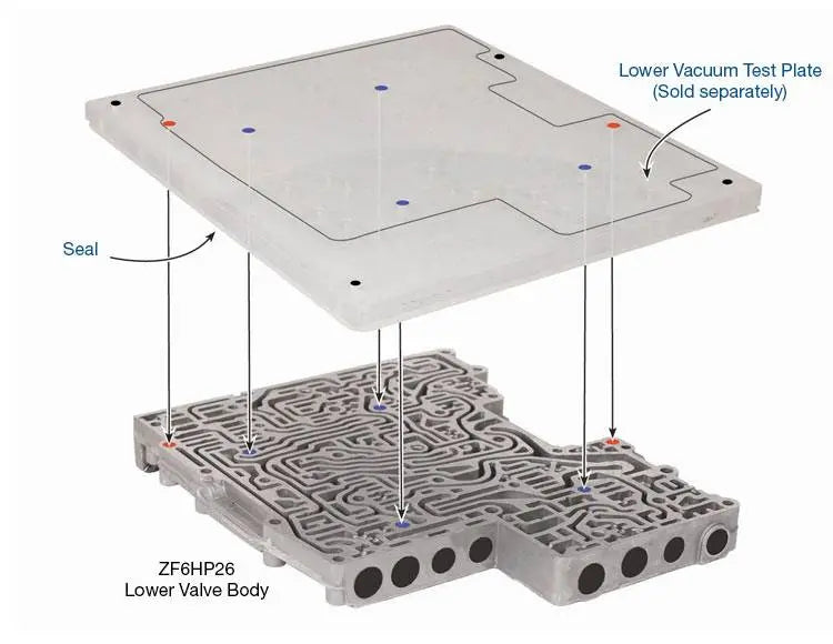 Vacuum Test Plate Kit Seal - Lower