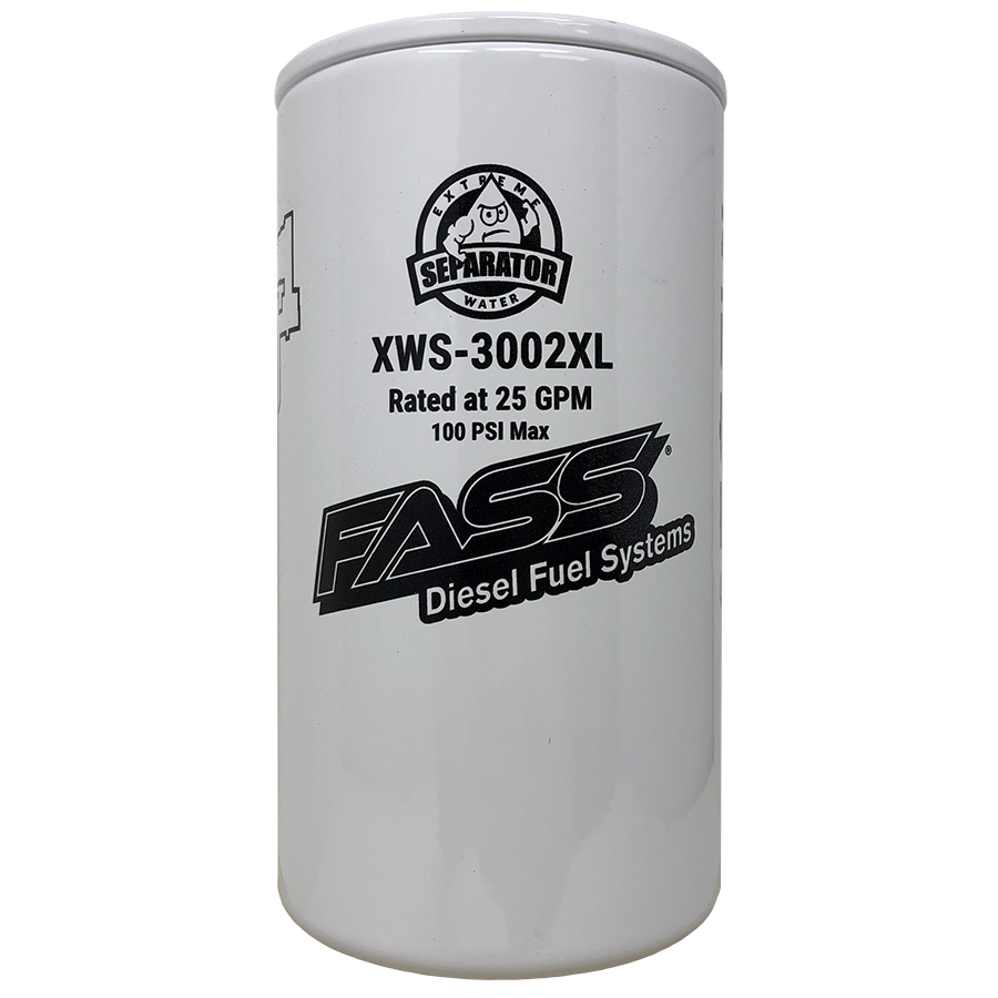 FASS XWS3002XL Extended Length Extreme Water Separator Fass