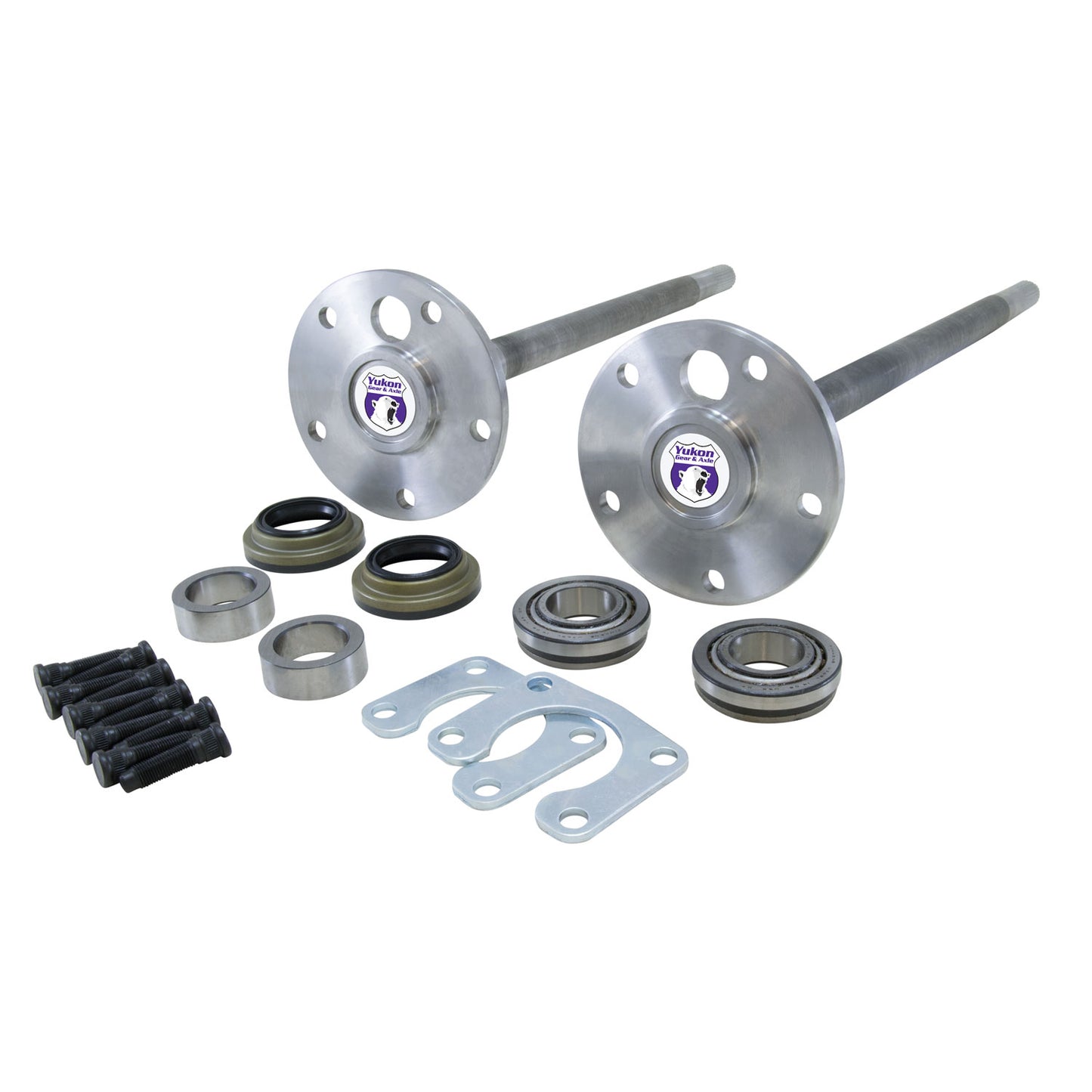 1541H Alloy Rear Axle Kit For Ford 9 Inch Bronco From '66-'75 With 35 Splines 35 Spline Large Bearing Bronco(66-75 W/1-3/4 Inch Brakes)Axle Kit 9 Inch Both Yukon Gear