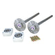 1541H Alloy Axle Kit 12 Bolt Passenger Car '68-'72 Chevelle/'70 Camaro 33 Spline Kit 2 Axles 30-1/8 Inch 68-72 Chevl& 70 Camaro +Bearing Elim Yukon Gear