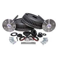 5 Lug Conversion Kit For 1963-1964 GM 12-Bolt Truck 30- Spline 12T '63-'64 5 Lug Rear Axle Conv Kit W/Axles Spider Gears Drums Bearings & Studs 30 34 Inch 30 Spline 5X5 Yukon Gear