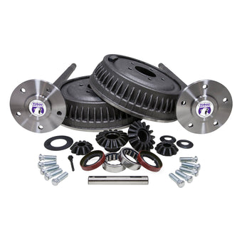compare product 5 Lug Conversion Kit For 1963-1964 GM 12-Bolt Truck 30- Spline 12T '63-'64 5 Lug Rear Axle Conv Kit W/Axles Spider Gears Drums Bearings & Studs 30 34 Inch 30 Spline 5X5 Yukon Gear
