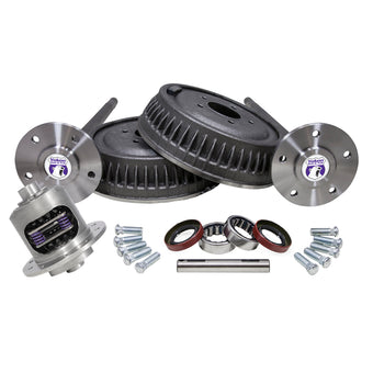 compare product 5 Lug Conversion Kit W/Dura Grip Posi For '63-'69 GM 12-Bolt Truck 12T '63-'69 5 Lug Rear Axle Conv Kit W/ Axles Drums & 3.73+ Duragrip 30 34 Inch 30 Spline 5X5 Yukon Gear