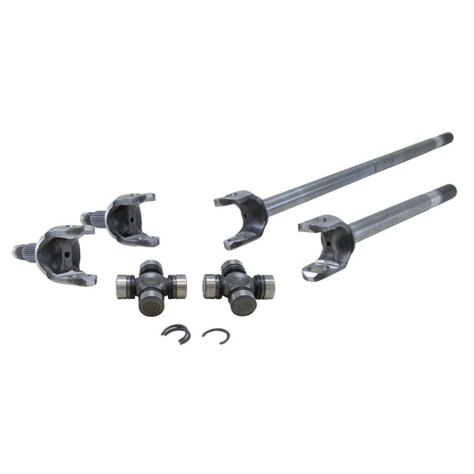 Chromoly Front Axle Kit For Dana 30 Diff 27/30 Spline 1310 U-Joint D30 30 Spline F.Ax Kit W/297X 84-01XJ 87-06WRGLR 92-04 Zj/ Wj(Assm Req) Axle Yukon Gear