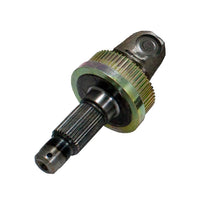Chromoly Outer Front Axle For Dana 44 Diff 33 Spline 6.77 Long D44 6.77 Inch 33 Spline Outer Stub W/ ABS Ring 94 & Up Dodge Disconnect Yukon Gear Yukon Gear and Axle