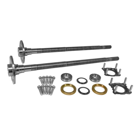 Chromoly Rear Axle Kit Dana 35 Jeep JL Non-Rubicon 29 Spline 2 Sides D35 JL Non-Rubicon (Drz) Small Bearing 4340 Rear Axle Kit 32.3 Inch Right Hand & Left Hand W/ Bearings Yukon Gear Yukon Gear and Axle