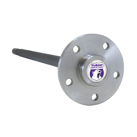 Chromoly Rear Axle Model 35 HD W/Drum Brakes Right Hand 27 Spline 29-1/4 Inch Long M35 HD C/Clip Drum Right Hand 29-1/4 Inch 27 Spline No ABS Ring 4340 Requires Screw In Studs Yukon Gear