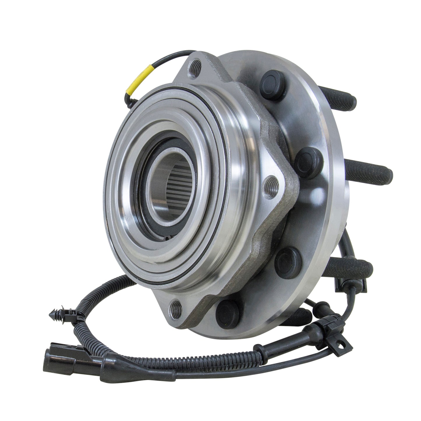 Front Unit Bearing & Hub Assembly For 2005-2010 F250 & F350 Srw 05-'10 Ford F250 & F350 Front Wheel Bearing & Hub Assy 4WD Srw Yukon Gear