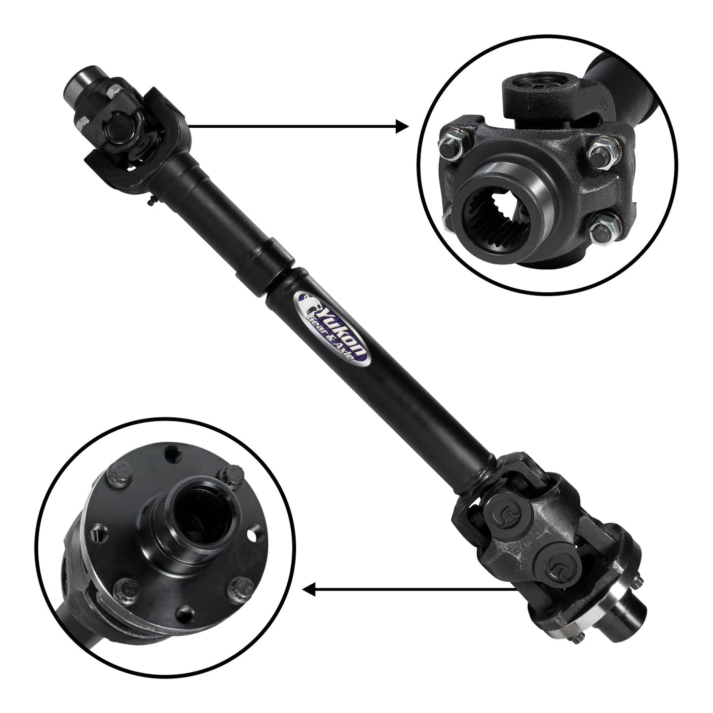 JEEP JL Sport Rear Driveshaft 2 Door With Manual Transmission With Dana 35 2018+ JL Sport Rear Driveshaft 1350 HD 2DR M/T W/ Dana 35 Yukon Gear