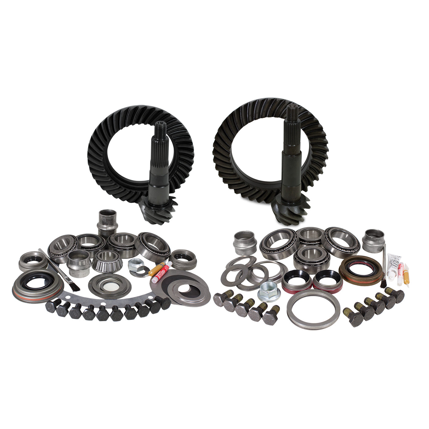 Gear & Install Kit Dana 30 Front & Model 35 Rear Jeep Tj 4.56 Ratio Tj D30/M35 Gear/Kit Package 4.56 '97-'06 Non Rubicon Yukon Gear