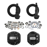 Stage 2 Jeep JK Re-Gear Kit W/Covers For Dana 30/44 4.88 Ratio 24 Spline JK Non-Rubicon D30/D44 Stage 2 Gear Kit Package 4.88 Ratio W/ F&R Covers Yukon Gear
