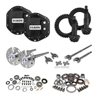 Stage 4 Jeep JK Re-Gear Kit W/Covers Fr & Rr Axles Dana 44 5.13 Ratio JK Rubicon D44 Stage 4 Gear Kit Package 5.13 Ratio F&R Covers & 4340 F&R Axle Kits Yukon Gear