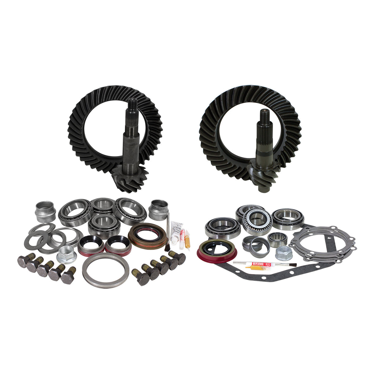 Gear & Install Kit Standard Rotate Dana 60 & 89-98 GM 14T 5.38 Ratio D60 Std/GM 10.5 Inch 14T Gear/Kit Package 5.38 '89-'98 Yukon Gear Yukon Gear and Axle