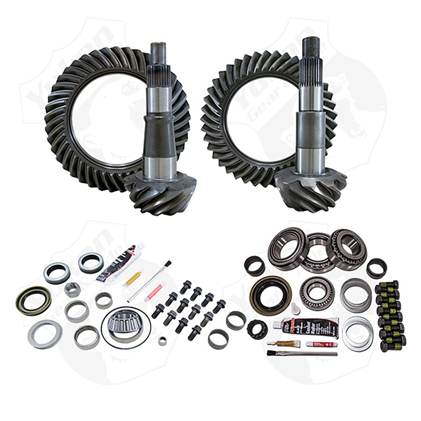 Gear & Install Kit Package For 2003-2011 RAM 2500 And 3500 4.88 Ratio 9.25 Inch Rev/ 11.5 Inch Chy Gear/Kit Package 4.88 Ratio '03-'11 RAM 2500 & 3500 Yukon Gear