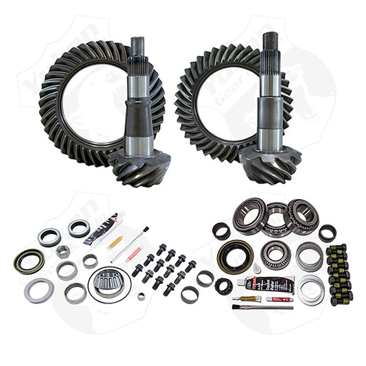 Gear & Install Kit Package For 2011-2013 RAM 2500 And 3500 4.11 Ratio 9.25 Inch Rev/ 11.5 Inch Chy Gear/Kit Package 4.11 Ratio '11-'13 RAM 2500 & 3500 Yukon Gear