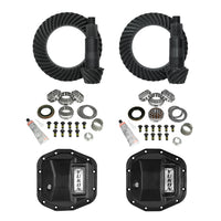 Stage 2 Jeep Jl/Jt Re-Gear Kit W/Covers For Dana 44 4.88 Ratio 28 Spline JL & Jt Rubicon M220 Rear/ M210 Front Stage 2 Gear Kit Package 4.88 Ratio W/ F&R Covers Yukon Gear