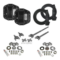 Stage 3 Jeep Jl/Jt Re-Gear Kit W/Covers Front Axles Dana 44 5.13 Ratio JL & Jt Rubicon M220 Rear/ M210 Front Stage 3 Gear Kit Package 5.13 F&R Cover & 4340 Front Axles Yukon Gear
