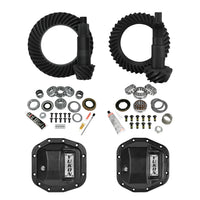 Stage 2 Jeep JL Re-Gear Kit W/Covers Dana 30/44 5.13 Ratio 24/28 Spline JL Non-Rubicon M220 Rear/ M186 Front Stage 2 Gear Kit Package 5.13 Ratio W/ F&R Covers Yukon Gear