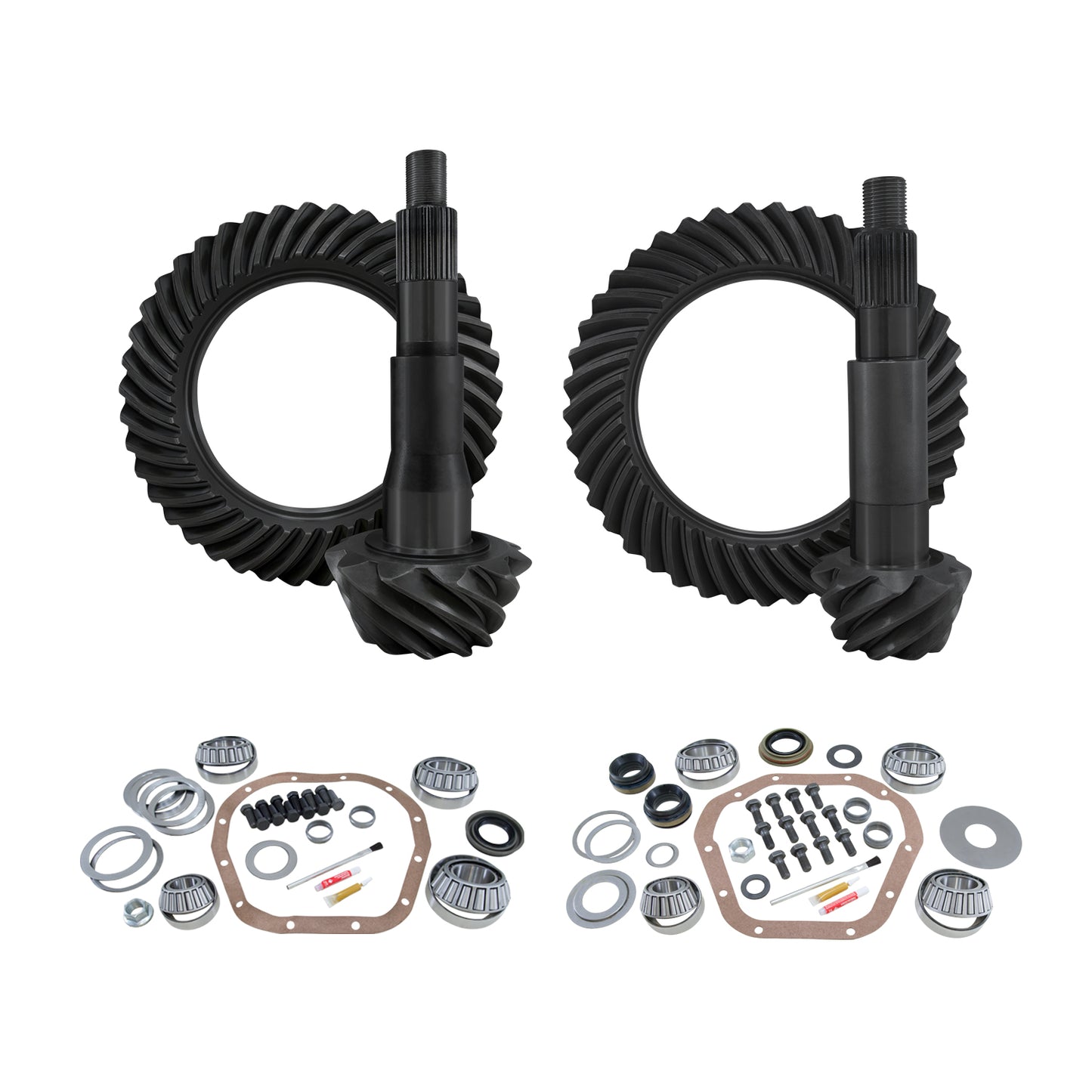 Re-Gear & Installation Kit Dana 60 2008-2010 Ford F250/F350 3.73 Ratio 08-'10 F250 & F350 Srw 3.73 Complete Gear/Kit Package With F10.5/ D60 (Fits 4.10&Down Front Case) Yukon Gear