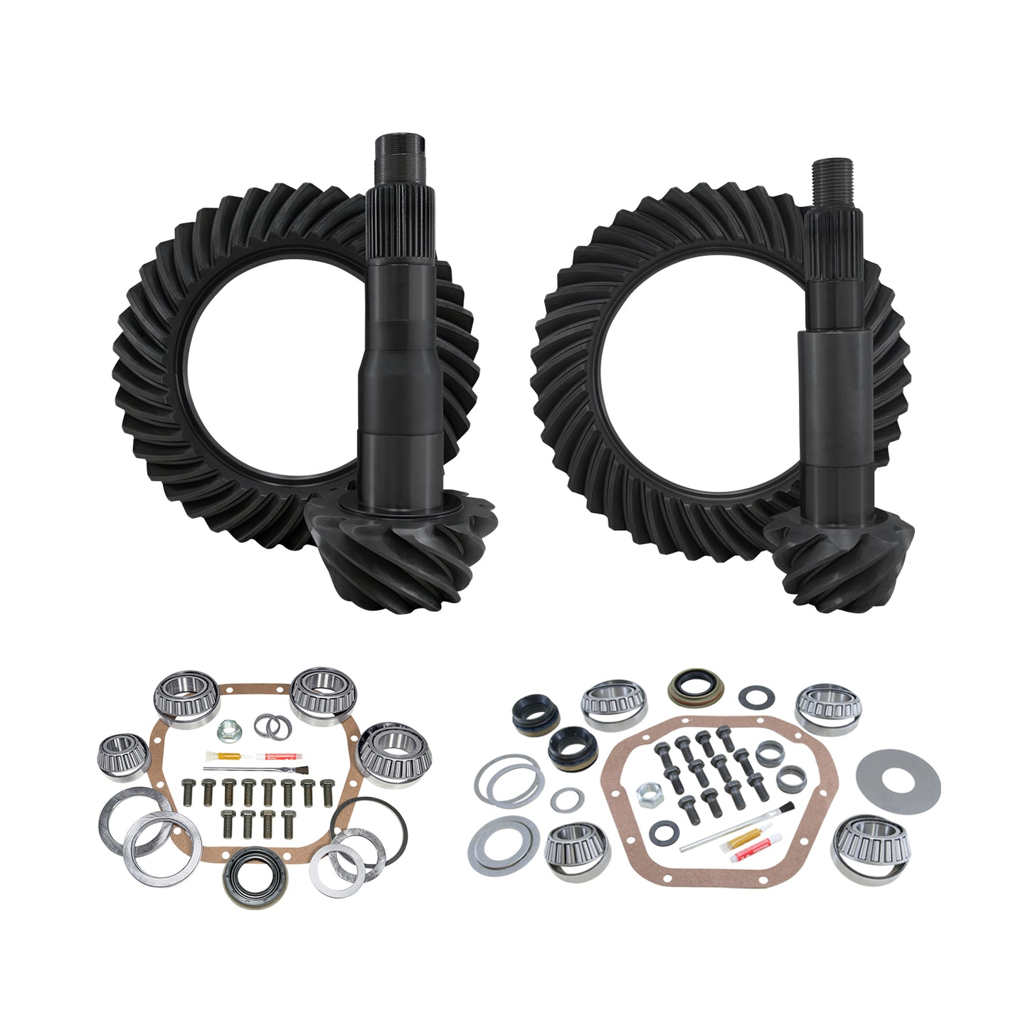 Re-Gear & Installation Kit Dana 60 Ford F250/F350 4.88 Ratio Thick 11-16 F250 & F350 Srw 4.88 Thick Complete Gear/Kit Package F10.5/ D60 Thick (4.10&Down Front Case) Yukon Gear