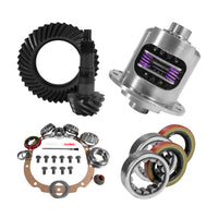8.8 Inch Ford 4.56 Rear Ring & Pinion Install Kit 31 Spline Posi 2.53 Inch Axle Bearings 8.8 Ford 4.56 Rear R&P Gear/ Install Kit Package With 31 Spline Posi & Ak 1559 Axle Bearings (2.53 Inch Od) Yukon Gear