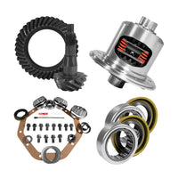 9.25 Inch Chy 3.55 Rear Ring & Pinion Install Kit 31 Spline Posi 1.7 Inch Axle Bearings 9.25 Inch Chy 3.55 Rear R&P Gear/ Install Kit Package W/ T/L Posi & Ak 6410 (1.705 Inch Id) '07-10 RAM 1500 Yukon Gear