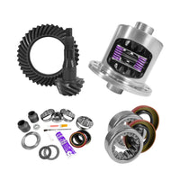 9.75 Inch Ford 3.55 Rear Ring & Pinion Install Kit 34 Spline Posi 2.99 Inch Axle Bearing 9.75 Inch Ford 3.55 Rear R&P Gear/ Install Kit Package W/ T/L Posi & Ak 1561 (2.985 Inch Od) '00-'10 Trucks Yukon Gear