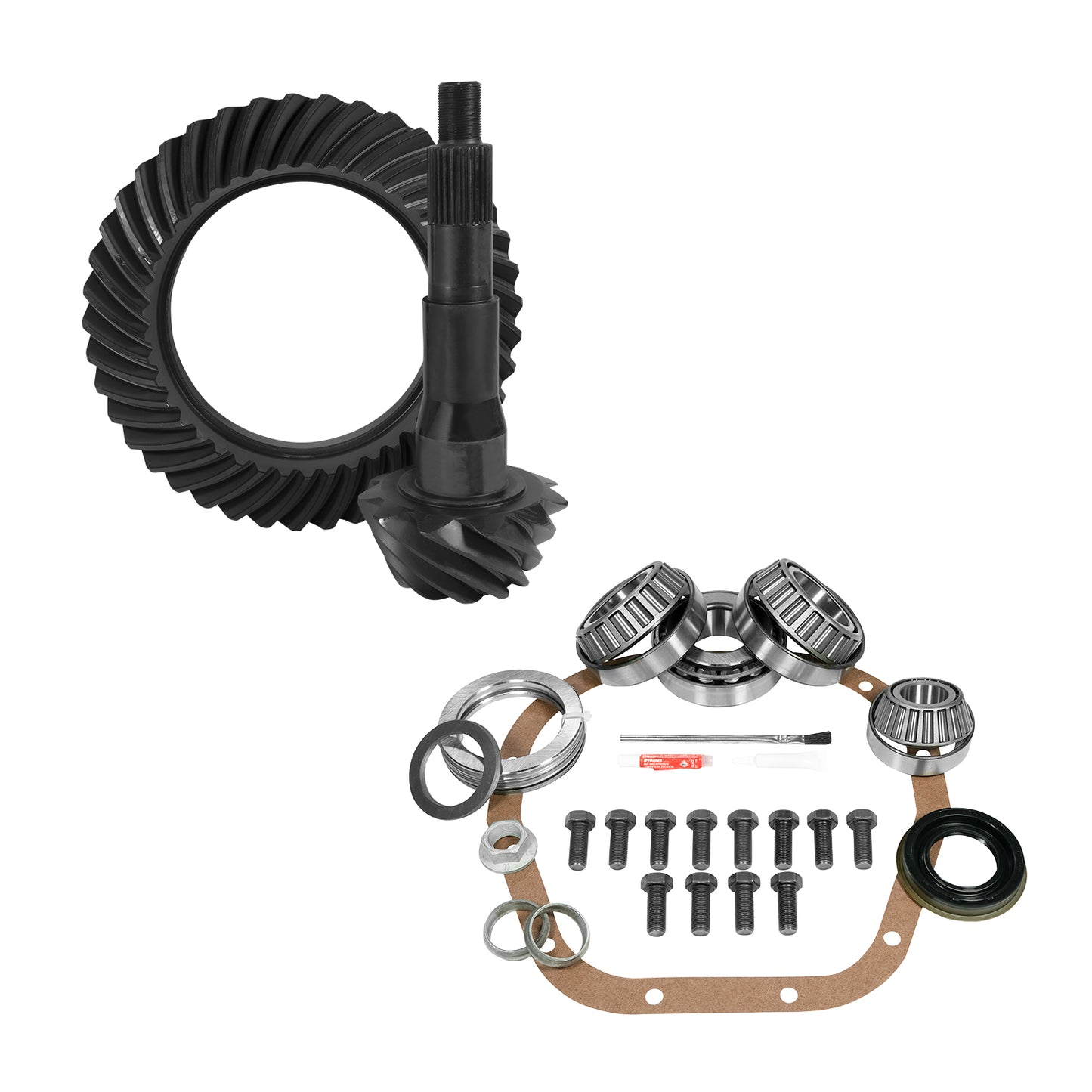 10.5 Inch Ford 3.73 Rear Ring & Pinion And Install Kit 10.5 Inch Ford 3.73 Rear R&P Gear/ Install Kit Package '08-'10 F250/ F350 Srw Yukon Gear