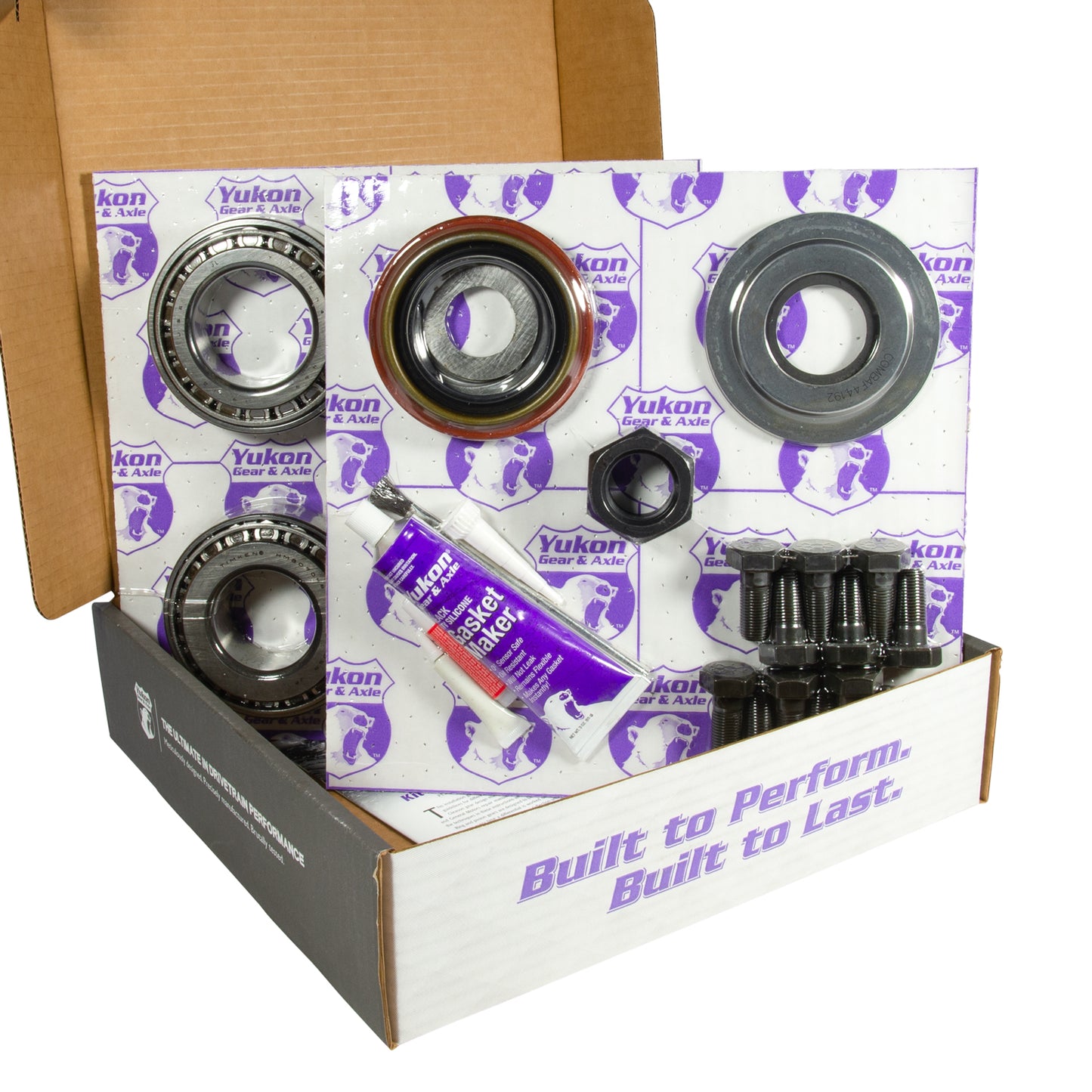 11.25 Inch Dana 80 Thin 3.73 Rear Ring & Pinion Install Kit 4.125 Inch OD Bearing D80/ 11.25 Inch Dana 3.73 Thin Rear R&P Gear/ Install Kit Package 4.125 Inch OD Head Bearing Yukon Gear