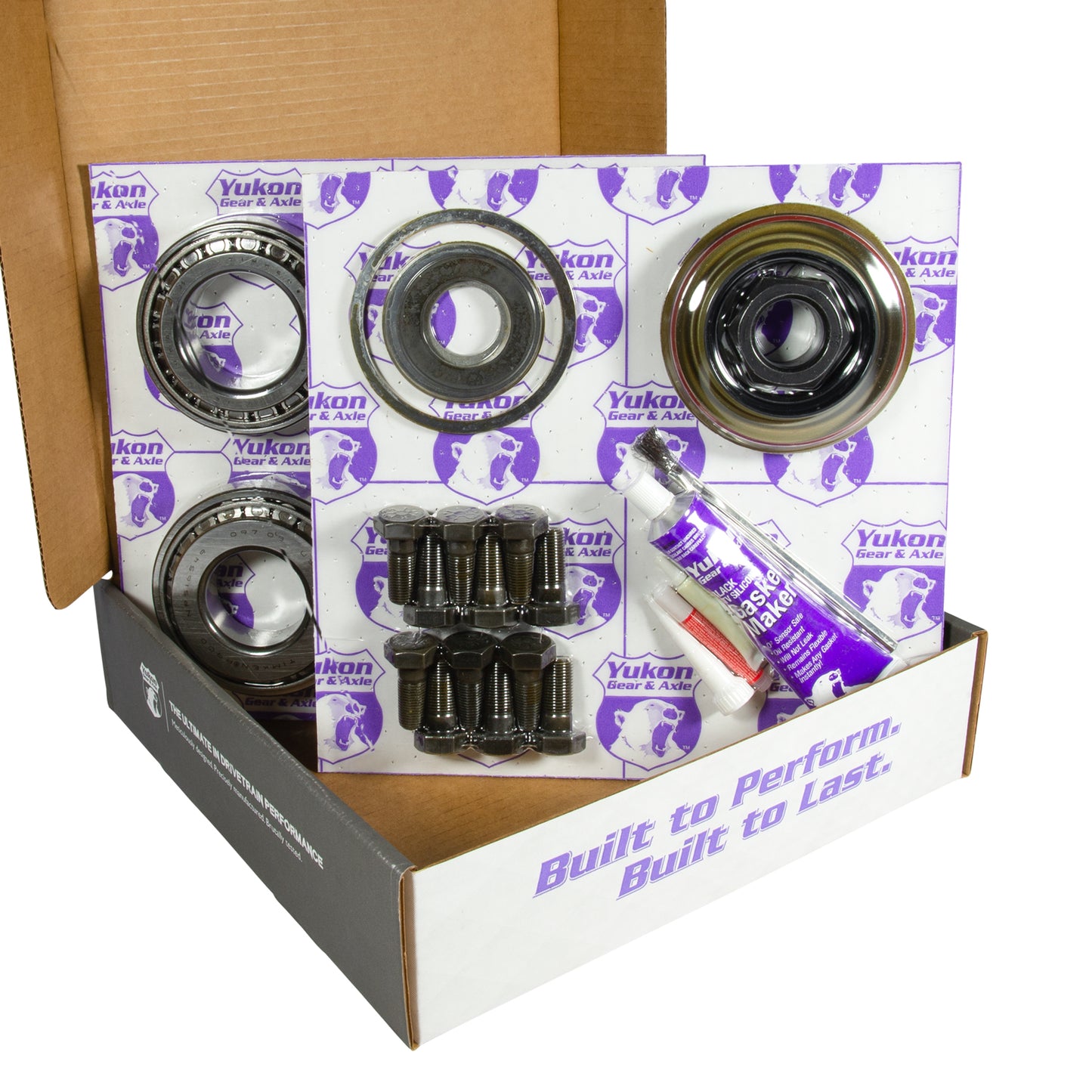 11.25 Inch Dana 80 4.56 Rear Ring & Pinion Install Kit 35 Spline Posi 4.375 Inch Bearing D80/ 11.25 Inch Dana 4.56 Rear R&P Gear/ Install Kit Package With Posi 4.375 Inch OD Head Bearing Yukon Gear