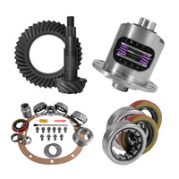 8.2 Inch GM 3.55 Rear Ring & Pinion Install Kit 28 Spline Posi 2.25 Inch Axle Bearings 8.2 GM 3.55 Rear R&P Gear/ Install Kit Package With Posi & Ak 1563 Axle Bearings (2.25 Inch Od) Yukon Gear