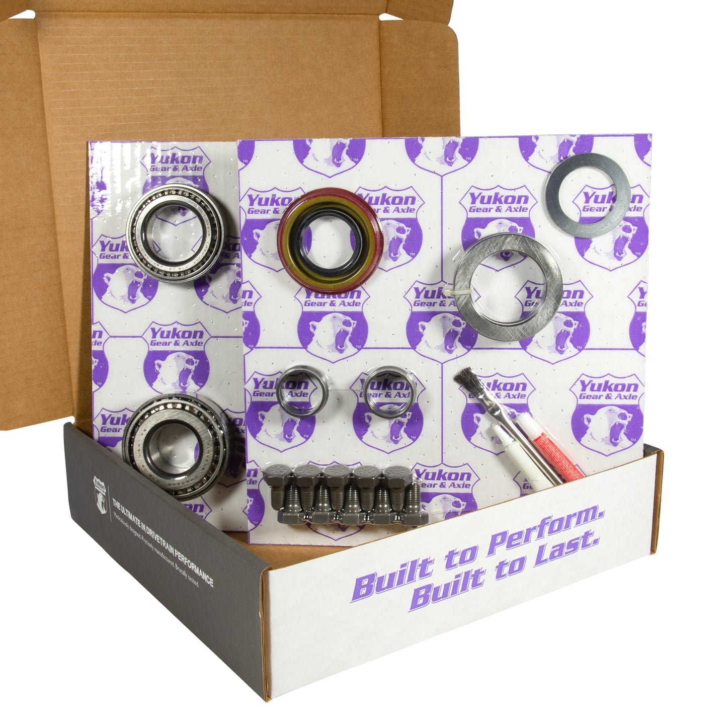 7.5/7.625 GM 3.73 Rear Ring & Pinion Install Kit 28 Spline Posi Axle Bearings 7.5 Inch / 7.625 Inch GM 3.73 Rear R&P Gear/ Install Kit Package W/ 28 Spline Posi & Ak 1563 Axle Bearings 2.25 Inch OD Yukon Gear