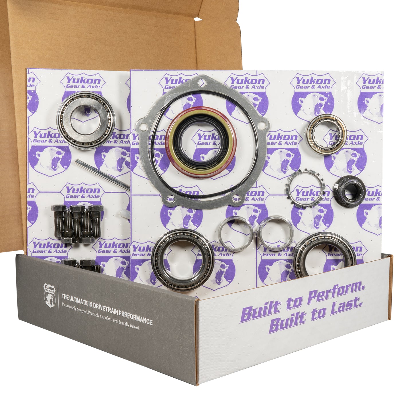Muscle Car Limited Slip & Re-Gear Kit For Ford 9 28 Spline 4.11 Ratio 9.0 Inch Ford Rear 4.11 Ratio R&P Gear/ Install Kit Package With 28 Spline T/L Posi (2.89 Inch Do/ OE Support) Yukon Gear
