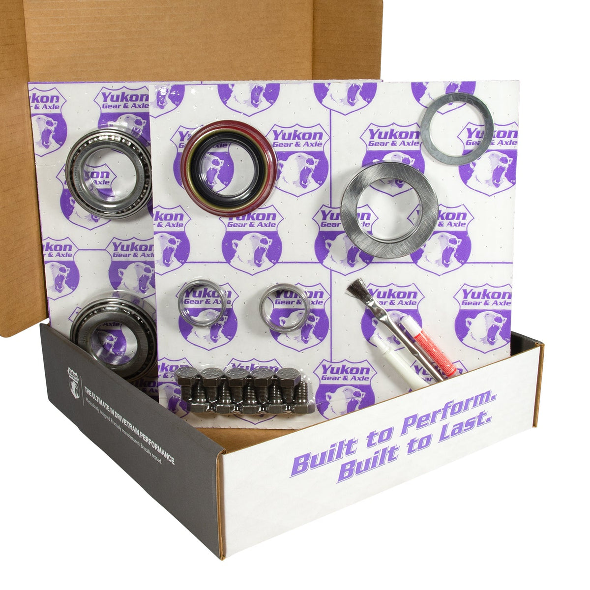 Muscle Car Limited Slip & Re-Gear Kit For Ford 8.8 30 Spline 3.31 Ratio 8.8 Ford 3.31 Rear R&P Gear/ Install Kit Package With 31 Spline Posi & Ak 1563 Axle Bearings (2.25 Inch Od) Yukon Gear Yukon Gear and Axle