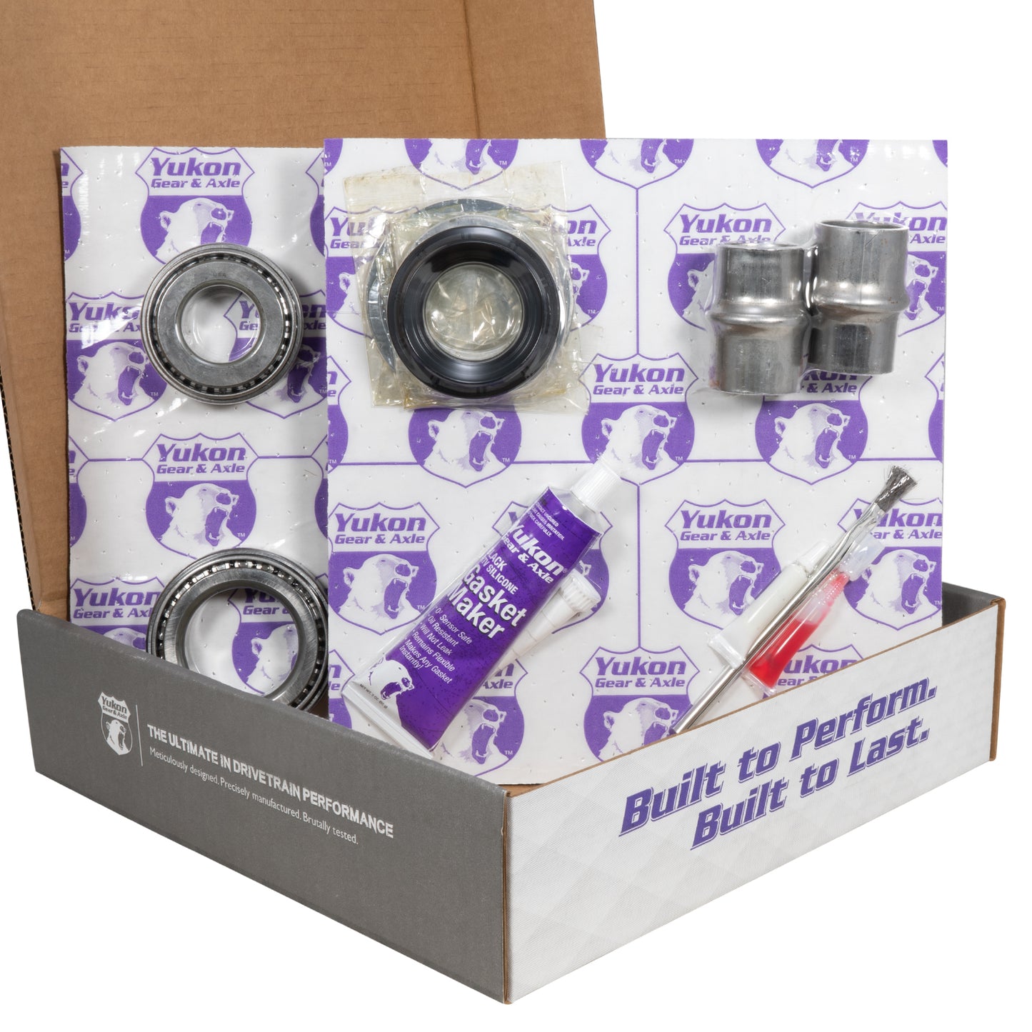 Ring & Pinion Gear Kit Package Front & Rear With Install Kits - Toyota 8.4/7.5R Toyota Tacoma 95-04 Tundra 00-06 Without Factory Locker (8.4/7.5R) 4.56 Ratio Gear Package Yukon Gear