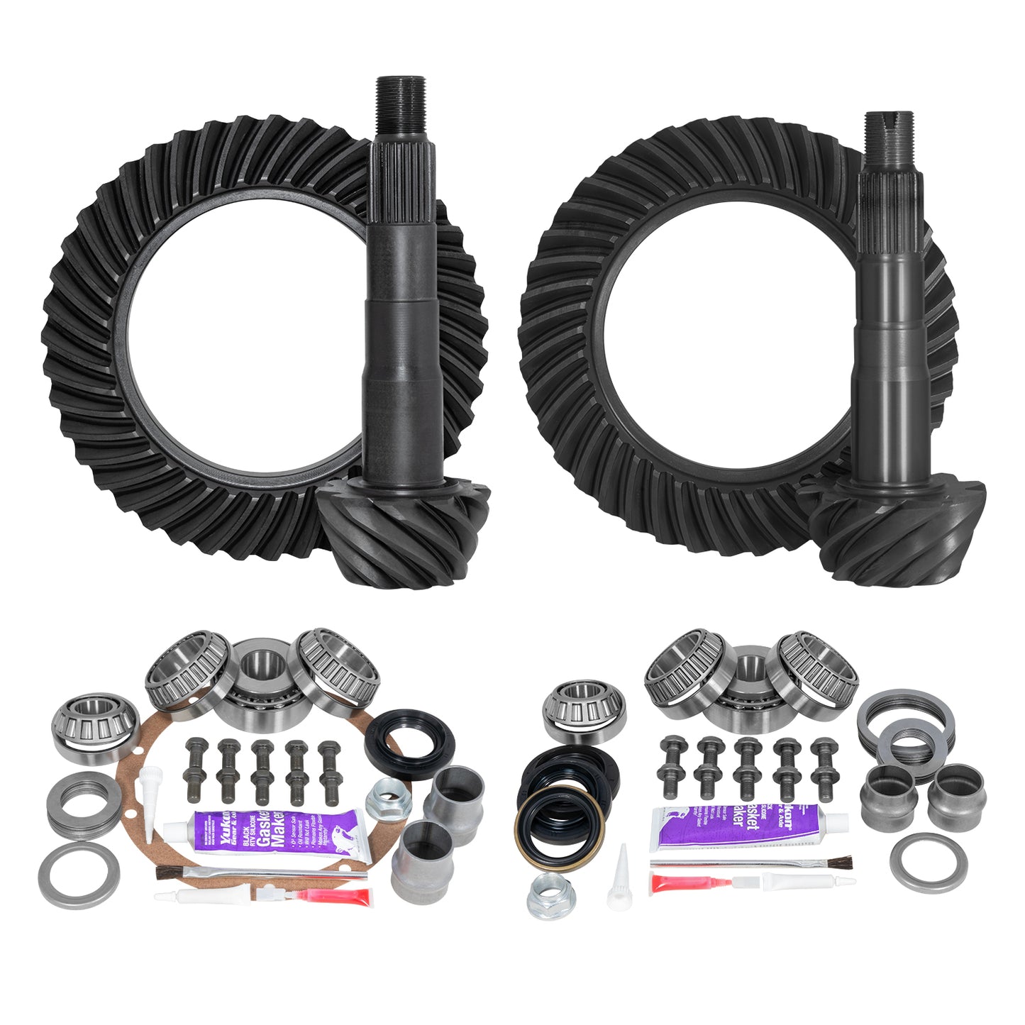Ring & Pinion Gear Kit Package Front & Rear With Install Kits - Toyota 8 Inch /8IFS Toyota Tacoma 2016 & Up (8 Inch /8IFS) 4.30 Ratio Gear Package Yukon Gear