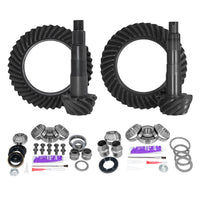 Ring & Pinion Gear Kit Package Front & Rear With Install Kits - Toyota 8.4/8 Inch IFS Toyota 05-15 Tacoma (8.4/8 Inch ifs) 4.11 Ratio Gear Package (Fits 3.91 & Up Front Case) Yukon Gear