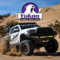 Ring & Pinion Gear Kit Package Front & Rear With Install Kits - Toyota 8.4/8 Inch IFS Toyota 05-15 Tacoma (8.4/8 Inch ifs) 4.88 Ratio Gear Package (Fits 3.73 & Down Front Case) Yukon Gear